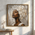 Afro Rose Canvas