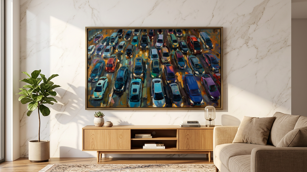 Lagos Traffic Canvas