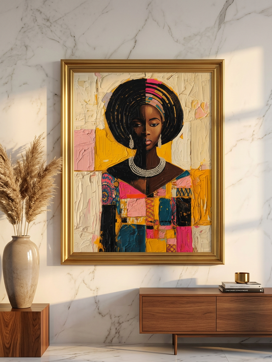 Yoruba Woman Pink