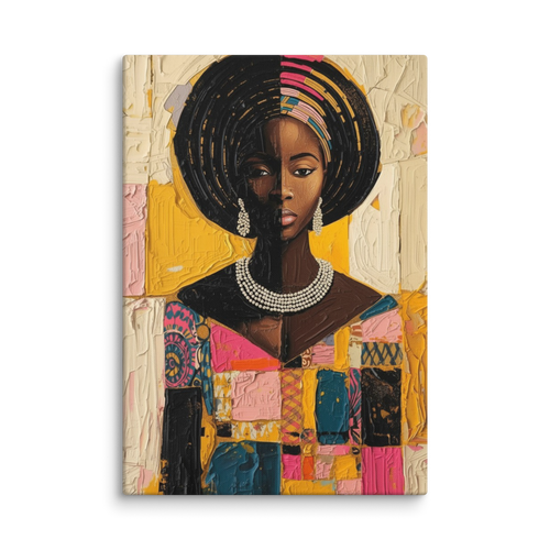 Daughter of the Soil canvas print, 18x26 inch, hanging on a wall