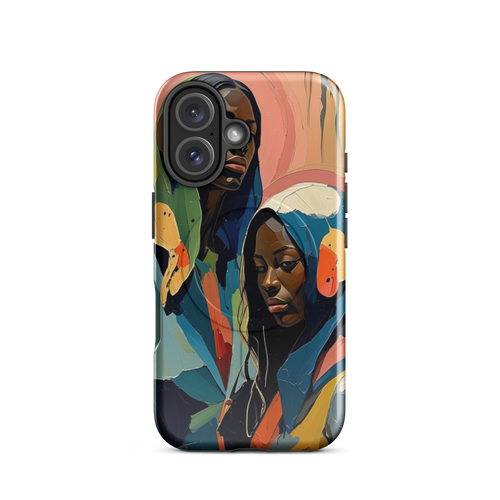 Mother and Daughter MagSafe® tough case for iPhone 16, front view